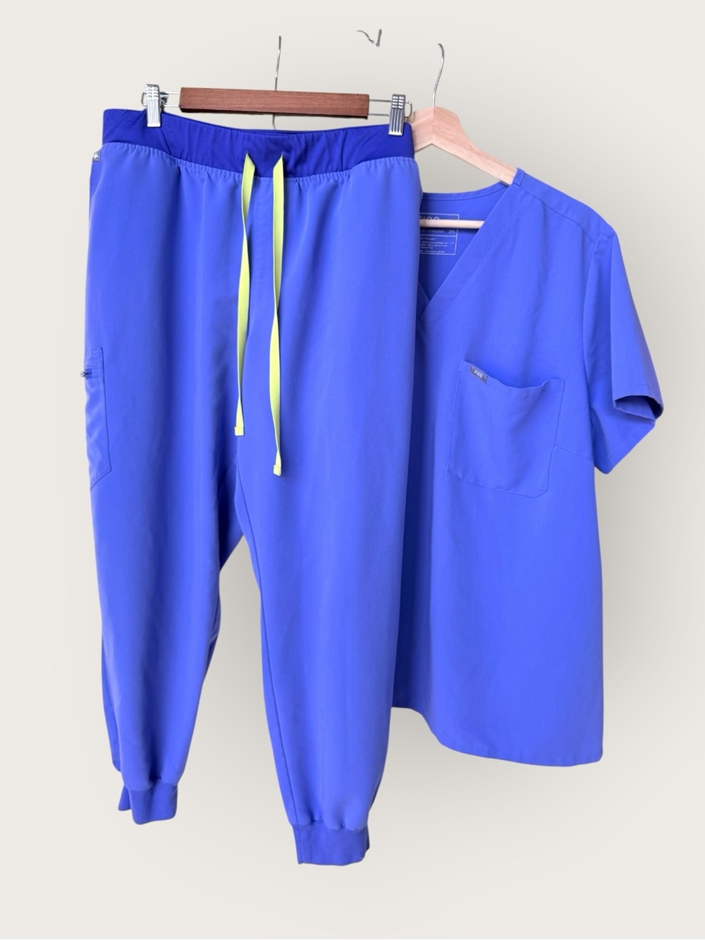 Figs SET Catarina Scrub Top and Zamora Jogger Bottoms 3XL Blueberry